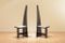 Modernist Painted Plywood Hallway Chairs, 1930s, Set of 2, Image 1
