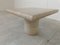 Italian Travertine Side Table attributed to Angelo Mangiarotti for Up & up, 1970s 4