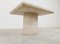 Italian Travertine Side Table attributed to Angelo Mangiarotti for Up & up, 1970s 6