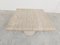 Italian Travertine Side Table attributed to Angelo Mangiarotti for Up & up, 1970s 7