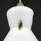 Mid-Century Italian Opaline Murano Glass Pendant Lamp by Stilnovo, 1950s 3