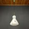 Lampe à Suspension Mid-Century en Verre de Murano Opalin par Stilnovo, Italie, 1950s 4