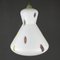 Mid-Century Italian Opaline Murano Glass Pendant Lamp by Stilnovo, 1950s 10