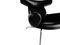 Easy Chair Ap46 and Stool Ap49 in Original Black Leather by Hans Wegner for Ap Stolen, Denmark, 1960s, Set of 2 9