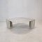 Italian Teardrop Shaped Marble Coffee Table, 1980s 1