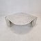 Italian Teardrop Shaped Marble Coffee Table, 1980s, Image 2