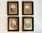 Vintage Victorian Style Framed Wall Panels Depicting Children & Seasons, Italy, 1970, Set of 2 1