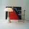 Lámpara de mesa Pipistrello grande de Gae Aulenti para Martinelli Luce, años 70, Imagen 12