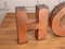 Vintage Italian Hotel Letters in Copper, 1960s, Set of 5 3