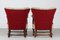 Danish Art Deco Lounge Chairs in Oak, 1940s, Set of 2 4