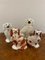 Antique Hand Painted Spaniels from Staffordshire, 1880, Set of 4 2