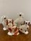 Antique Hand Painted Spaniels from Staffordshire, 1880, Set of 4 3