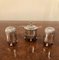 Antique Silver Salt and Pepper with Mustard Pot, 1910, Set of 3 2