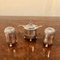 Antique Silver Salt and Pepper with Mustard Pot, 1910, Set of 3, Image 1