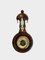 Kleines antikes edwardianisches Banjo Barometer aus geschnitztem Nussholz, 1900 2