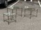 Tables Gigognes Hollywood en Laiton, Set de 3 14