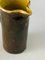 Jarra de cerámica de Vallauris en color marrón, Francia, años 60, Imagen 5