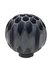 Anthracite Ceramic Sphere Sculpture by Alessio Tasca, Italy, 1960s 5