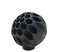 Anthracite Ceramic Sphere Sculpture by Alessio Tasca, Italy, 1960s 4