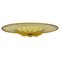 Yellow Murano Glass Centerpiece Dish by Vittorio Zecchin, Italy, 1940s 1