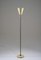 Modern Swedish Uplight Floor Lamps in Brass attributed to Asea, 1940s 2