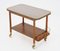 Modern Swedish Bar Cart in Mahogany and Brass, 1950s, Image 2