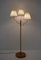 Moderne Schwedische Stehlampe aus Messing & Leder, 1930er 7