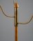 Modern Swedish Floor Lamp in Brass and Leather, 1930s 5