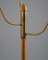 Modern Swedish Floor Lamp in Brass and Leather, 1930s, Image 5