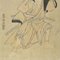 Utagawa Toyokuni I, acteur Iwai Hanshiro en samouraï, début du XIXe siècle, gravure sur bois, encadrée 2