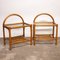 Vintage Bamboo and Smoked Glass Bedside Tables, 1980s, Set of 2, Image 6