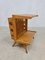 Dutch Side Table with Magazine Rack, 1950s, Image 1