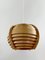 Plywood Pendant by Hans-Agne Jakobsson for Markaryd, 1950s 1