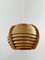 Plywood Pendant by Hans-Agne Jakobsson for Markaryd, 1950s, Image 1
