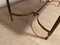 Neo Coffee Table in Brass and Oxidized Mirror, 1970s 6