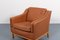 Vintage Danish Cognac Leather Armchairs from Mogensen Hansen, Set of 2, Image 5