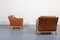 Vintage Danish Cognac Leather Armchairs from Mogensen Hansen, Set of 2, Image 4