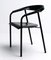 Black Leather Armchair from Arrben, 1980s, Image 9