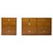 Chest of Drawers Set in Walnut, 1965, Set of 2 1