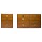 Chest of Drawers Set in Walnut, 1965, Set of 2, Image 1