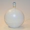 Vintage Italian White Oval Shaped Ceramic Table Lamp, 1980s, Image 7