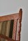 Großer Armlehnstuhl aus geschnitzter Eiche & traditionellem Olmerdug Stoff von Henry Kjærnulff, 1950er 14