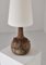 Large Danish Modern Earth Colors Ceramic Floor Lamp attributed to Still Keramik, 1960s, Image 4