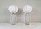 Mid-Century Modern Large Glass Table Lamps Orrefors attributed to Carl Fagerlund, Sweden, 1970s, Set of 2 2