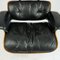 Rosewood and Black Leather Eames Lounge Chair and Ottoman from Herman Miller, 1960s, Set of 2 6