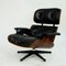 Rosewood and Black Leather Eames Lounge Chair and Ottoman from Herman Miller, 1960s, Set of 2 13