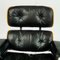 Rosewood and Black Leather Eames Lounge Chair and Ottoman from Herman Miller, 1960s, Set of 2 9