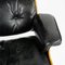 Rosewood and Black Leather Eames Lounge Chair and Ottoman from Herman Miller, 1960s, Set of 2, Image 8