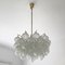 Mid-Century Austrian Blown Glass Tulip Chandelier attributed to J.T. Kalmar, 1960s 4