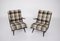 Upholstered Lacquered Cedar Lounge Chairs, 1950s, Set of 2, Image 7